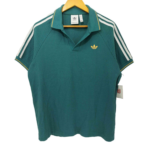 アディダスオリジナルス adidas Originals ワッフル ニット ポロシャツ メンズ import:XL