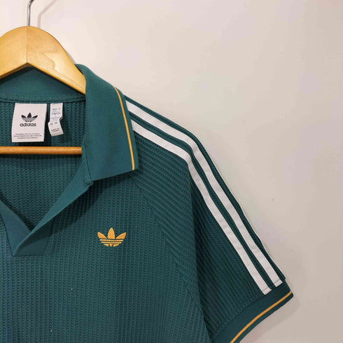 アディダスオリジナルス adidas Originals ワッフル ニット ポロシャツ メンズ import:XL