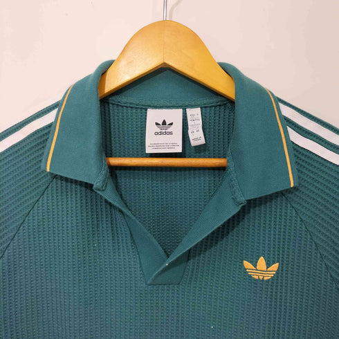 アディダスオリジナルス adidas Originals ワッフル ニット ポロシャツ メンズ import:XL