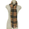バーバリーロンドン BURBERRY LONDON 100% CASHMERE ノバチェック カシミヤ フリンジ マフラー メンズ