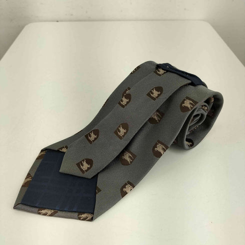 バーバリーロンドン BURBERRY LONDON 総柄シルク100ネクタイ メンズ