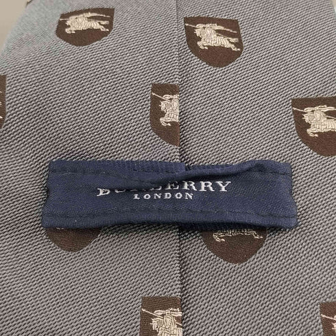 バーバリーロンドン BURBERRY LONDON 総柄シルク100ネクタイ メンズ