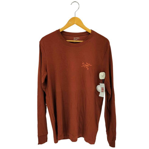 アークテリクス ARCTERYX ARC'MULTI BIRD LOGO L/S アークマルチ バード ロゴプリント クルーネック長袖Tシャツ メンズ M