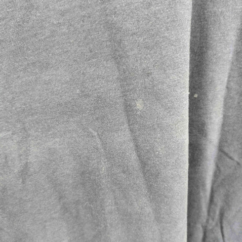 企業ロゴ ワンポイントプリント クルーネック長袖Tシャツ カットソー メンズ 4XL