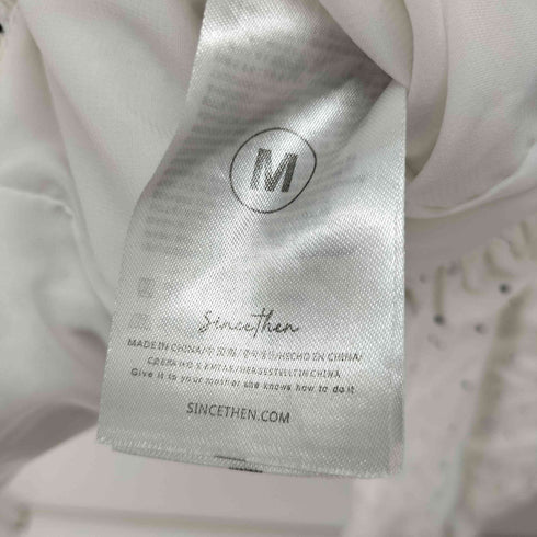 SINCETHEN ドット/水玉 ホック ブラウス & レースアップ ショートパンツ レディース M