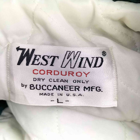 ウェストウィンド WEST WIND 90S MADE IN USA コーデュロイスタジャン メンズ import:L