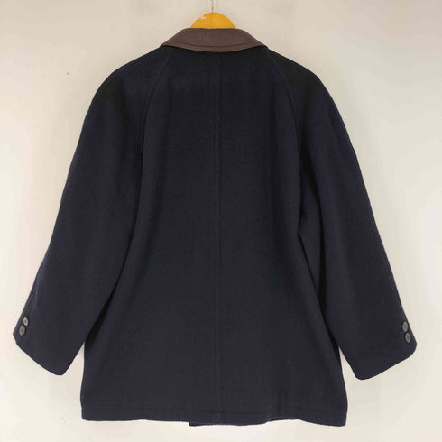 WOOD LANDER 90S ウールカシミヤ混襟レザーショートコート メンズ import:M