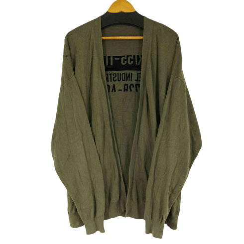 ディーゼル DIESEL バック刺繍コットンニットカーディガン メンズ import:L