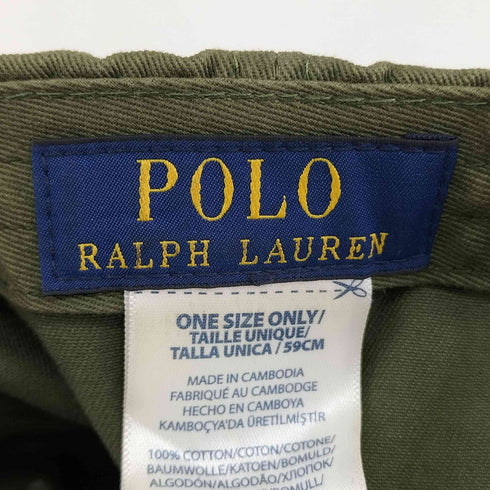 ポロラルフローレン POLO RALPH LAUREN スモールポニー刺繍 6パネルキャップ メンズ