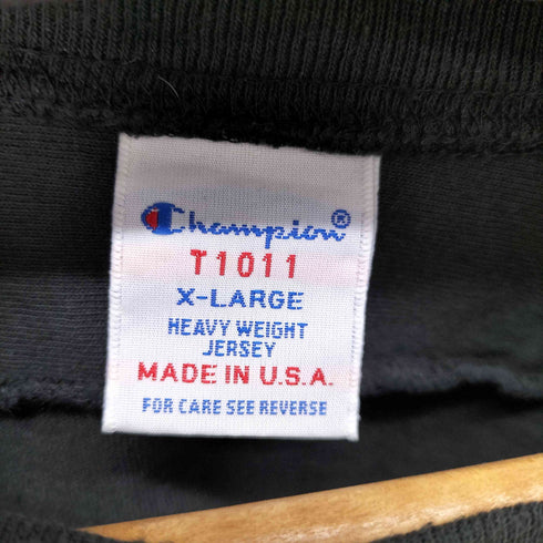 チャンピオン Champion T1011 USA製 フットボールT メンズ import:XL