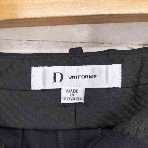 ディオール Dior UNIFORM センタープレス スラックスパンツ メンズ 40