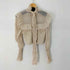ザラ ZARA シアー×ニット コンビ トップス レディース import:S