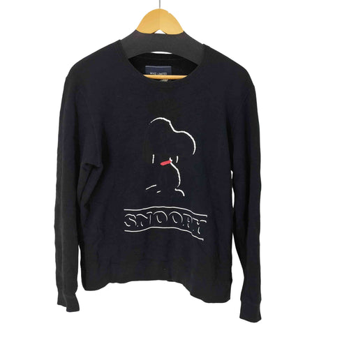 ウィズリミテッド WHIZ LIMITED キャラクタープリント クルーネックスウェット メンズ