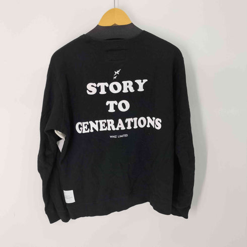 ウィズリミテッド WHIZ LIMITED キャラクタープリント クルーネックスウェット メンズ