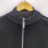 ジューシークチュール JUICY COUTURE USA製 ハイネックジップアップニットジャケット メンズ JPN:S