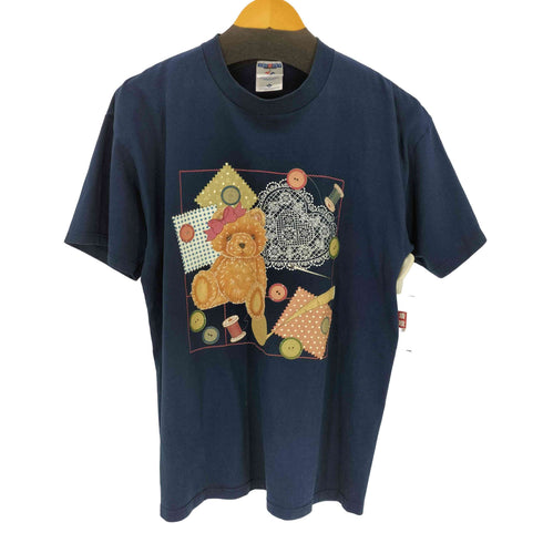 ジャージーズ JERZEES 90~00s USA製 プリントクルーネックTシャツ メンズ JPN:L