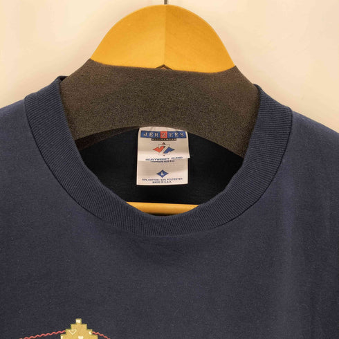 ジャージーズ JERZEES 90~00s USA製 プリントクルーネックTシャツ メンズ JPN:L