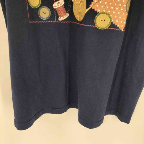 ジャージーズ JERZEES 90~00s USA製 プリントクルーネックTシャツ メンズ JPN:L
