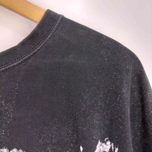 クイックシルバー Quiksilver 90~00S 背面ドクロ ギャラクティックプリント Tシャツ メンズ