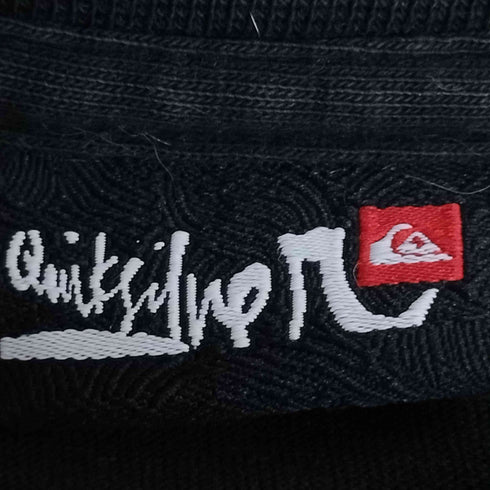 クイックシルバー Quiksilver 90~00S 背面ドクロ ギャラクティックプリント Tシャツ メンズ