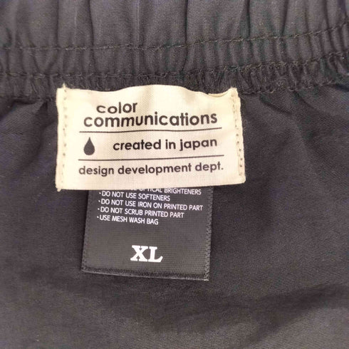 color communications RIP EMB NYLON PANTS メンズ