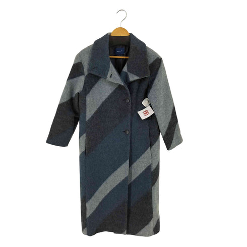 ガント GANT GRAPHIC FUNNEL WOOL LONG COAT レディース import:S