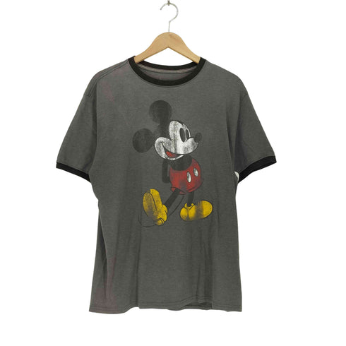 ヘインズ Hanes キャラクタープリントリンガーTシャツ メンズ