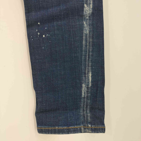 ディースクエアード DSQUARED2 Classic Kenny Jean ペイント ダメージ加工 ツイスト デニム メンズ 48