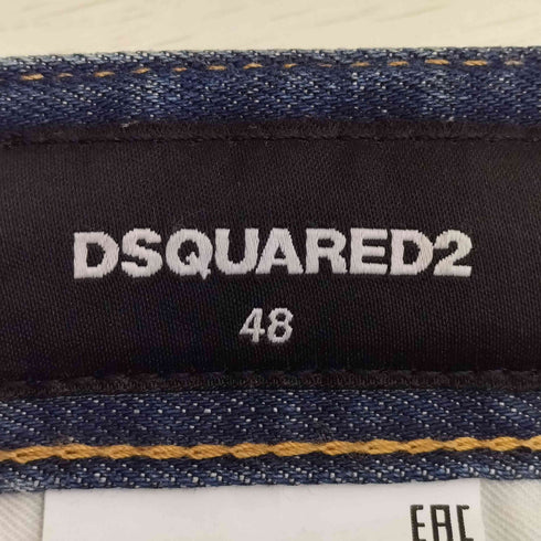 ディースクエアード DSQUARED2 Classic Kenny Jean ペイント ダメージ加工 ツイスト デニム メンズ 48