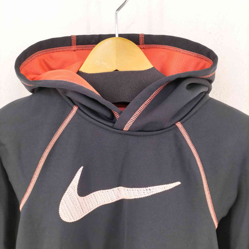 ナイキ NIKE THERMA-FIT ロゴ刺繍 ステッチデザイン プルオーバーパーカー レディース import:S