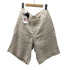 オーラリー AURALEE 18SS LINEN GABARDINE EASY SHORTS リネン ギャバジン イージー ショーツ パンツ メンズ JPN:4