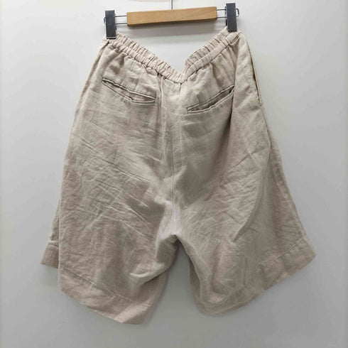 オーラリー AURALEE 18SS LINEN GABARDINE EASY SHORTS リネン ギャバジン イージー ショーツ パンツ メンズ JPN:4