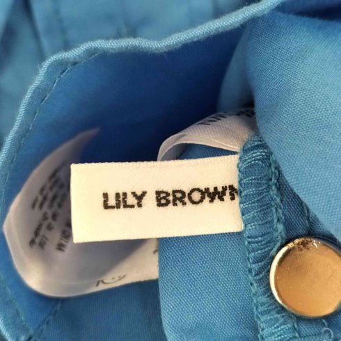 リリーブラウン Lily Brown ボタンダウンクロップドシャツ レディース ONE SIZE
