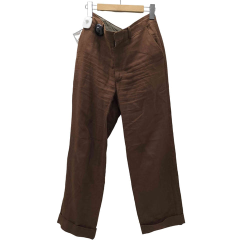 オーラリー AURALEE 18SS LINEN GABARDINE SLACKS リネン ギャバジン スラックス パンツ メンズ JPN:3