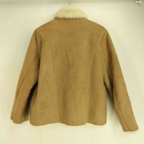 ユニクロ UNIQLO ムートンタッチ ライダース ジャケット レディース