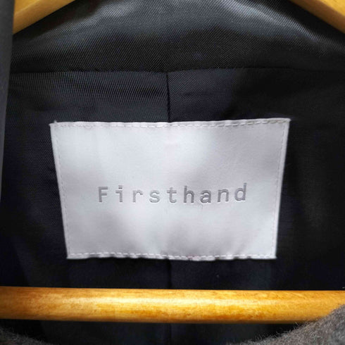 ファーストハンド Firsthand ジップアップ ウール ポリ ナイロン フーデッド コート ダブルジップ レディース JPN:S