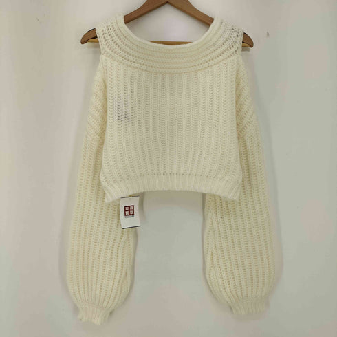 ROSE MUSE open o/s fluffy knit レディース FREE