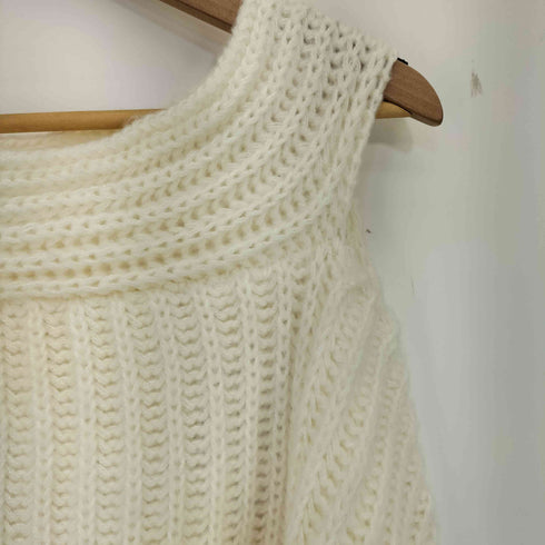 ROSE MUSE open o/s fluffy knit レディース FREE