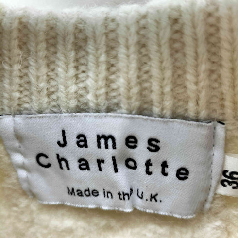 James Charlotte イギリス製 ウールケーブルニット レディース 36