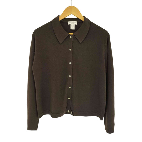 EXPRESS tricot 90S 香港製 アクリルニットシャツ レディース import:L