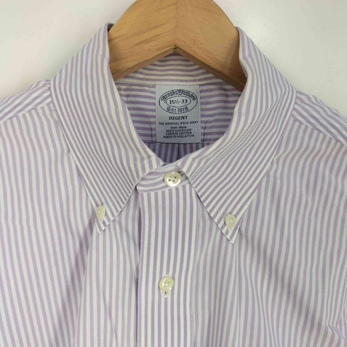 ブルックスブラザーズ BROOKS BROTHERS Est.1818 REGENT コットン ストライプボタンダウンシャツ メンズ 15 1/2-33