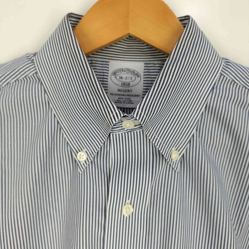 ブルックスブラザーズ BROOKS BROTHERS 1818 REGENT コットン ストライプボタンダウンシャツ メンズ 16 2/3