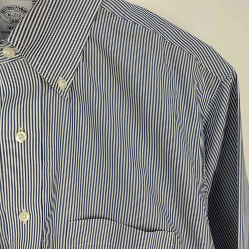 ブルックスブラザーズ BROOKS BROTHERS 1818 REGENT コットン ストライプボタンダウンシャツ メンズ 16 2/3