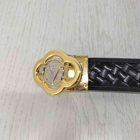 bighorn 18K G.P 編み込みデザイン ベルト メンズ
