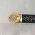 bighorn 18K G.P 編み込みデザイン ベルト メンズ