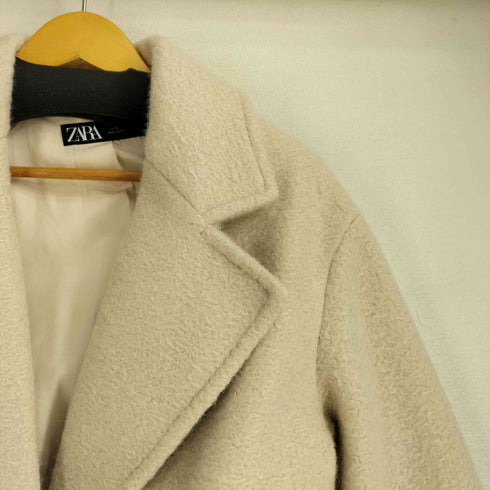 ザラ ZARA シャギー チェスターコート レディース import:S