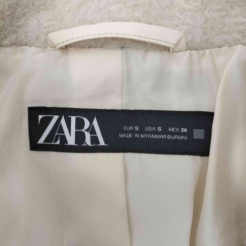 ザラ ZARA シャギー チェスターコート レディース import:S