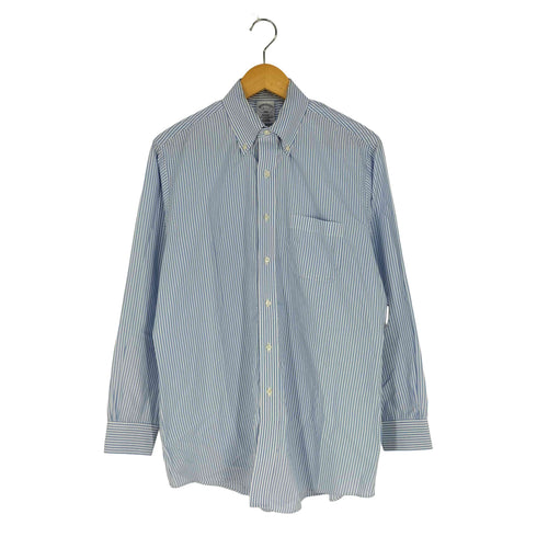 ブルックスブラザーズ BROOKS BROTHERS 1818 REGENT コットン ストライプボタンダウンシャツ メンズ 16 2/3