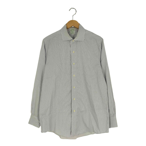 ブルックスブラザーズ BROOKS BROTHERS Est.1818 MILANO コットン ストライプボタンダウンシャツ メンズ 16-33