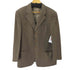 アルマーニコレツィオーニ ARMANI COLLEZIONI ウールキャメルシルク ツイード 3B テーラードジャケット メンズ EUR:52